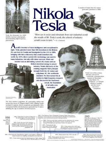Istoria unui inventator cu origini românești, Tesla